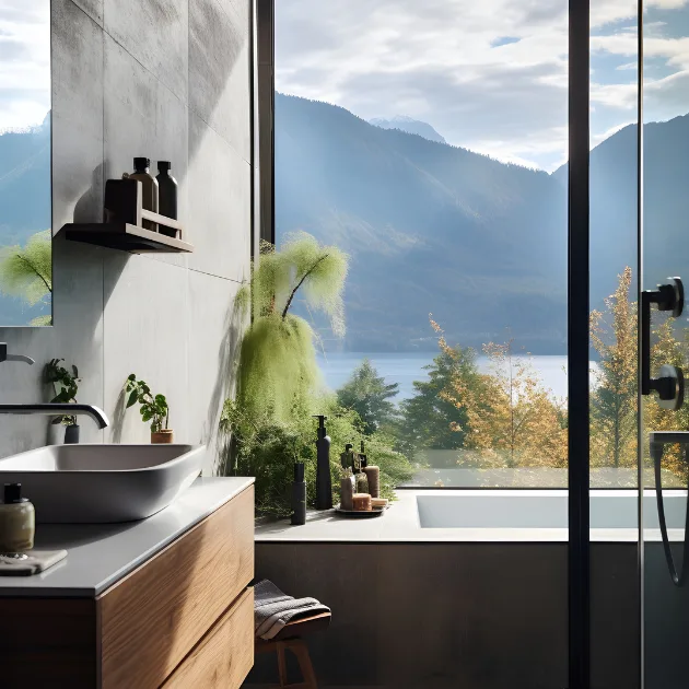 Meuble de salle de bains sur-mesure design