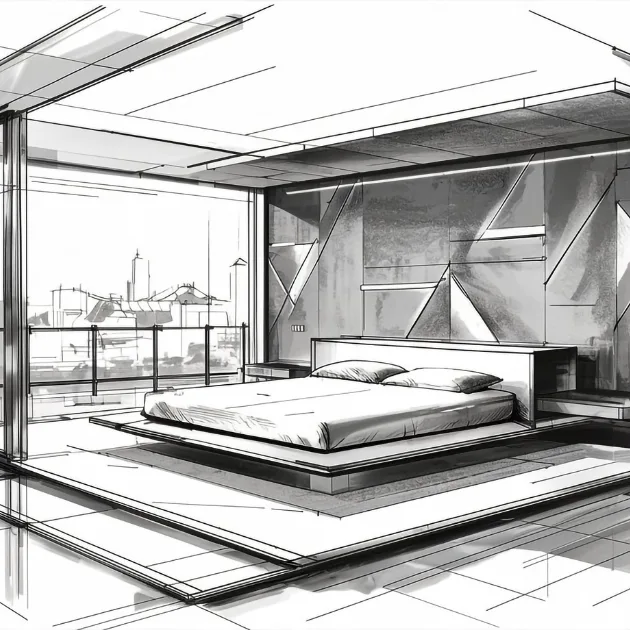 conception-interieur-chambre-croquis-architecte